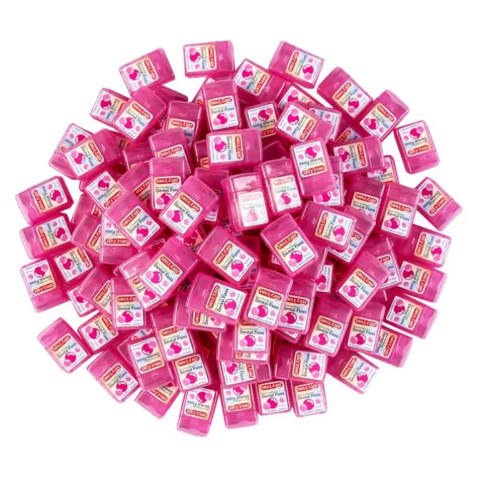 12 Yards Bulk SmileCare™ Waxed Bubblegum Floss
