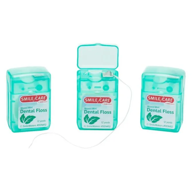 12 Yards Bulk SmileCare™ Waxed Mint Floss