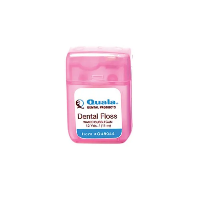 12 yards Quala Waxed Bubblegum Floss