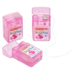 12 Yards SmileCare™ Waxed Bubblegum Floss