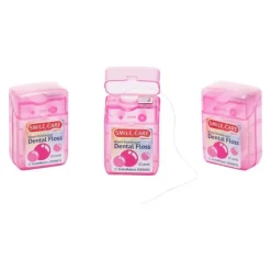 12 Yards SmileCare™ Waxed Bubblegum Floss