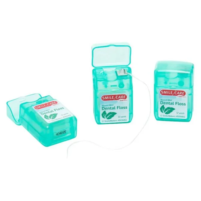 12 Yards SmileCare™ Waxed Mint Floss